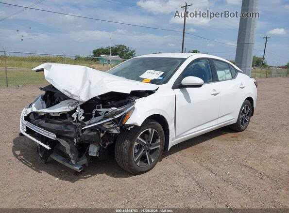 3N1AB8CV8SY404342 2025 NISSAN SENTRA White Przód lewy