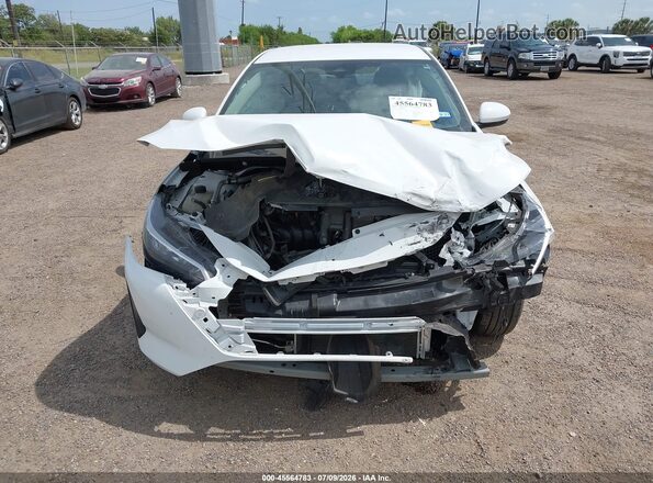 3N1AB8CV8SY404342 2025 NISSAN SENTRA White Widok wnętrza z tyłu