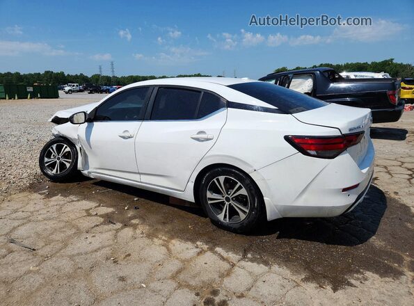 3N1AB8CV9LY301853 2020 NISSAN SENTRA Белый Задняя левая четверть