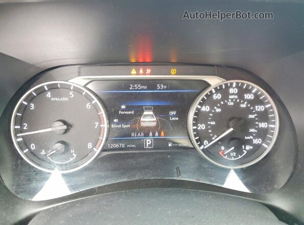 3N1AB8CV9MY202127 2021 NISSAN SENTRA Темно-бордовый Вид щитка приборов