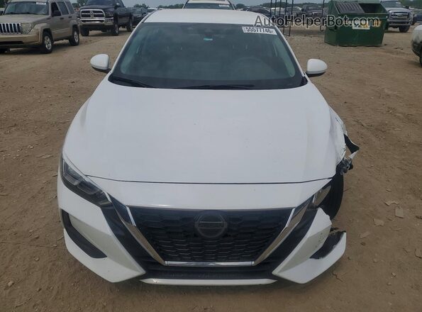 3N1AB8CV9MY206730 2021 NISSAN SENTRA White Front view