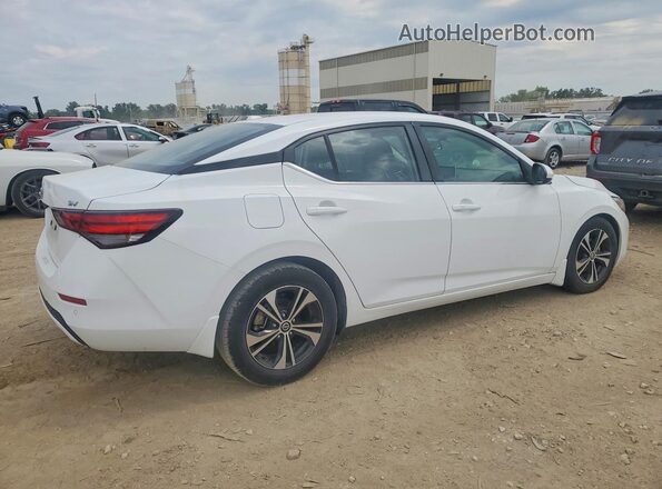 3N1AB8CV9MY206730 2021 NISSAN SENTRA White Rear right