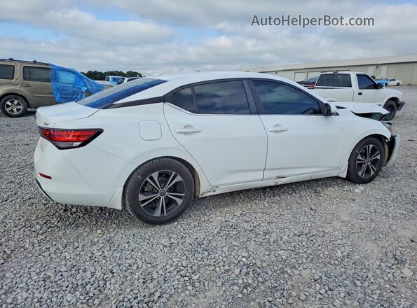 3N1AB8CV9MY208753 2021 NISSAN SENTRA Белый Задняя правая четверть