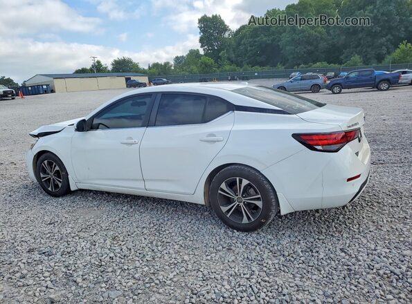 3N1AB8CV9MY208753 2021 NISSAN SENTRA Белый Задняя левая четверть