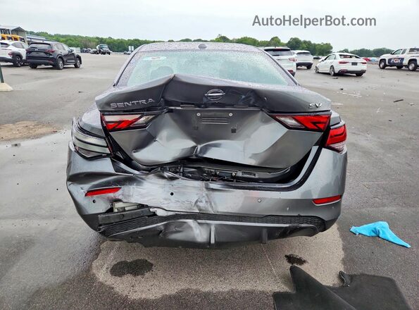 3N1AB8CV9MY214987 2021 NISSAN SENTRA Серый Вид сзади
