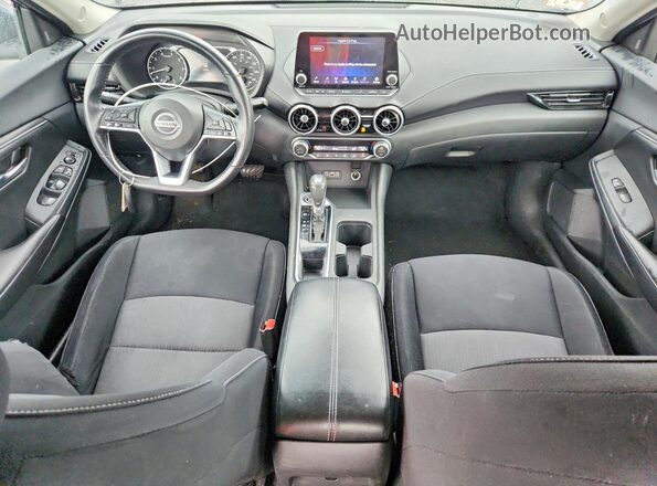 3N1AB8CV9MY214987 2021 NISSAN SENTRA Серый Вид панели приборов