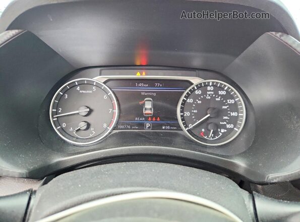 3N1AB8CV9MY214987 2021 NISSAN SENTRA Серый Вид щитка приборов
