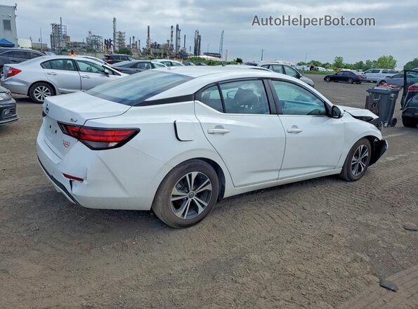 3N1AB8CV9MY224516 2021 NISSAN SENTRA Белый Задняя правая четверть