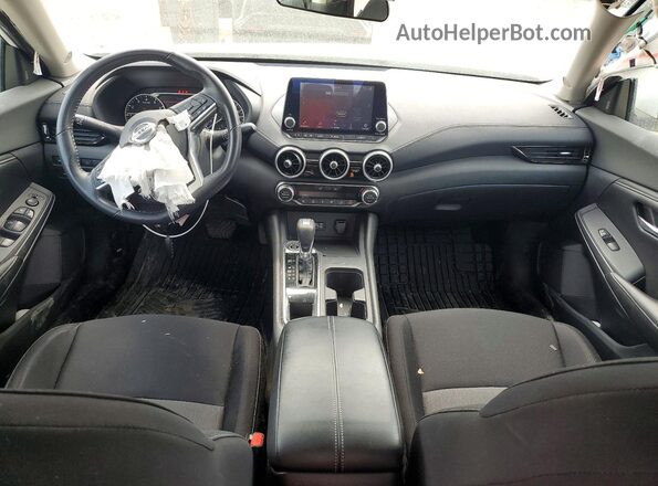 3N1AB8CV9MY224516 2021 NISSAN SENTRA Белый Вид панели приборов