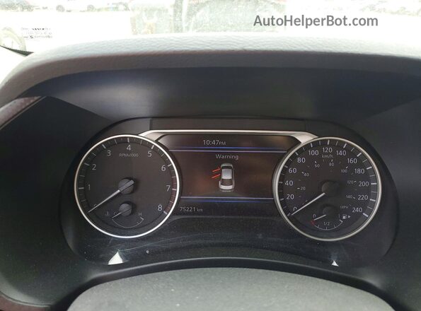 3N1AB8CV9MY224516 2021 NISSAN SENTRA Белый Вид щитка приборов
