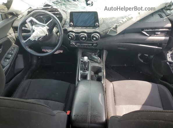 3N1AB8CV9MY234575 2021 NISSAN SENTRA White Vista del salpicadero