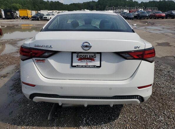 3N1AB8CV9MY234575 2021 NISSAN SENTRA White Vista trasera