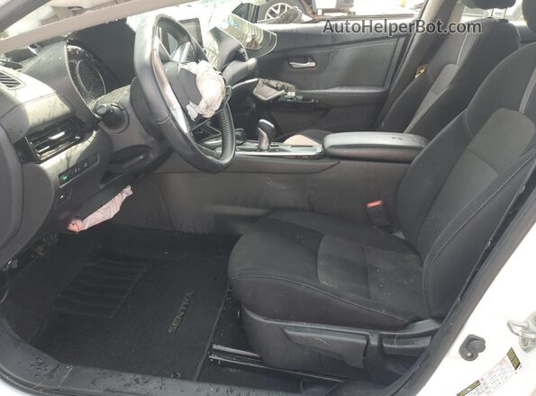 3N1AB8CV9MY234575 2021 NISSAN SENTRA White Vista interior delantera