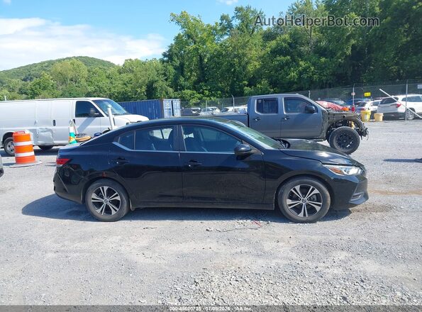 3N1AB8CV9MY236889 2021 NISSAN SENTRA Black Vista interior trasera