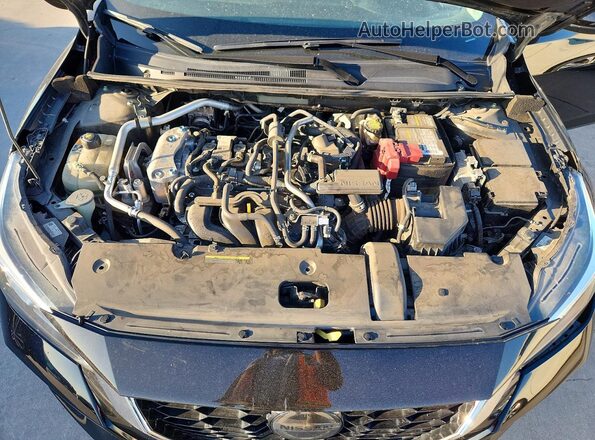 3N1AB8CV9MY263882 2021 NISSAN SENTRA Черный Вид задней части салона