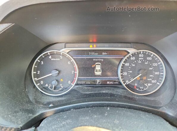 3N1AB8CV9MY263882 2021 NISSAN SENTRA Черный Вид щитка приборов