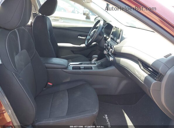 3N1AB8CV9MY267382 2021 NISSAN SENTRA Burgundy Vista interior delantera