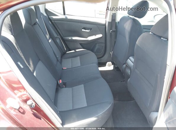 3N1AB8CV9MY267382 2021 NISSAN SENTRA Burgundy Vista de la etiqueta del VIN