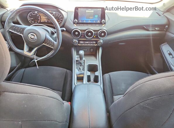 3N1AB8CV9MY267401 2021 NISSAN SENTRA Красный Вид панели приборов