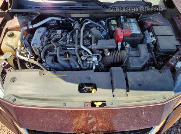 3N1AB8CV9MY267401 2021 NISSAN SENTRA Красный Вид задней части салона