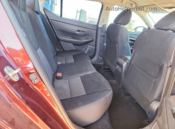 3N1AB8CV9MY267401 2021 NISSAN SENTRA Красный Вид задних сидений