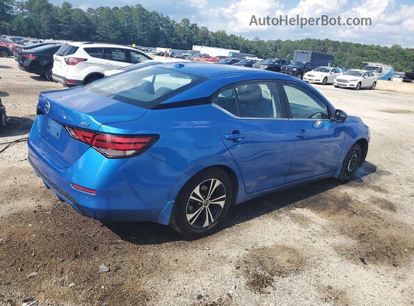 3N1AB8CV9NY202677 2022 NISSAN SENTRA Blue 