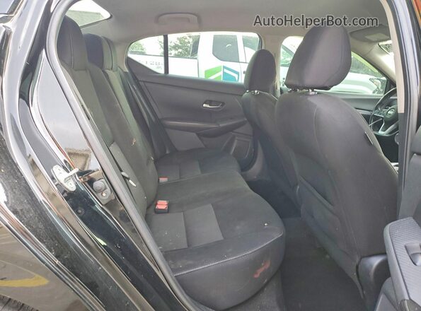 3N1AB8CV9NY247991 2022 NISSAN SENTRA Black Widok tylnych siedzeń