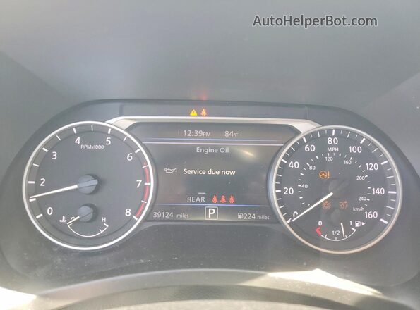 3N1AB8CV9NY273300 2022 NISSAN SENTRA Blue Vista del cuadro de instrumentos