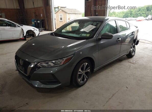 3N1AB8CV9NY307915 2022 NISSAN SENTRA Gray Vista tres cuartos delantera izquierda