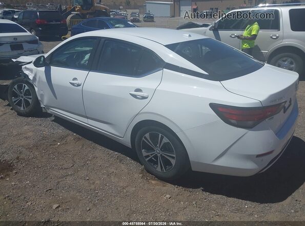 3N1AB8CV9PY255866 2023 NISSAN SENTRA Белый Задняя левая четверть