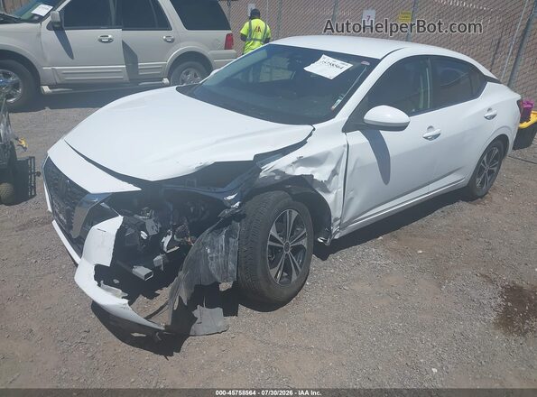 3N1AB8CV9PY255866 2023 NISSAN SENTRA Белый Передняя левая четверть