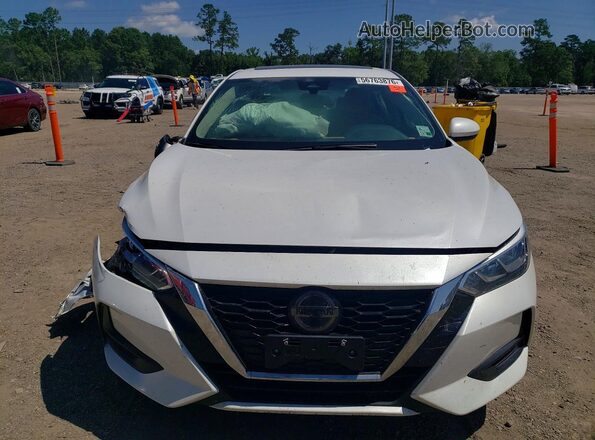 3N1AB8CV9PY302118 2023 NISSAN SENTRA Белый Вид спереди
