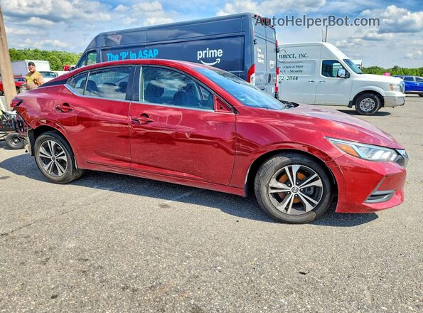 3N1AB8CV9PY311840 2023 NISSAN SENTRA Red წინა მარჯვენა