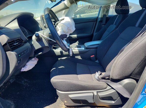 3N1AB8CV9PY315788 2023 NISSAN SENTRA Blue Вид салону спереду