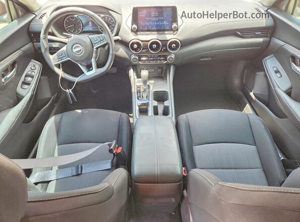 3N1AB8CV9RY241470 2024 NISSAN SENTRA Maroon Вид панелі приладів