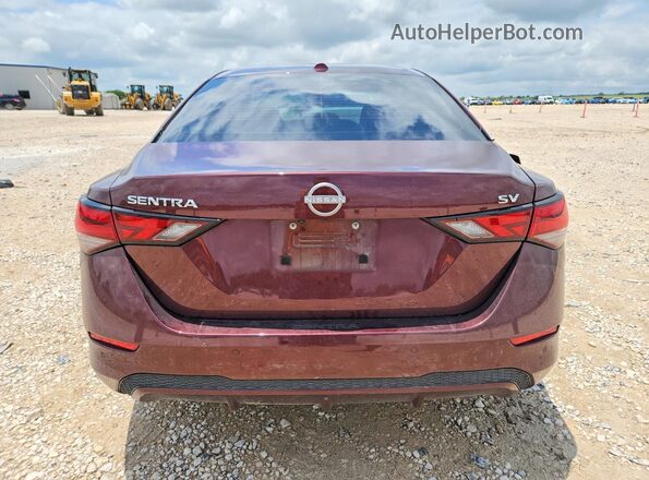 3N1AB8CV9RY241470 2024 NISSAN SENTRA Maroon Вид ззаду