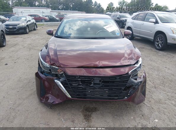 3N1AB8CV9RY245924 2024 NISSAN SENTRA Burgundy Instrument cluster view