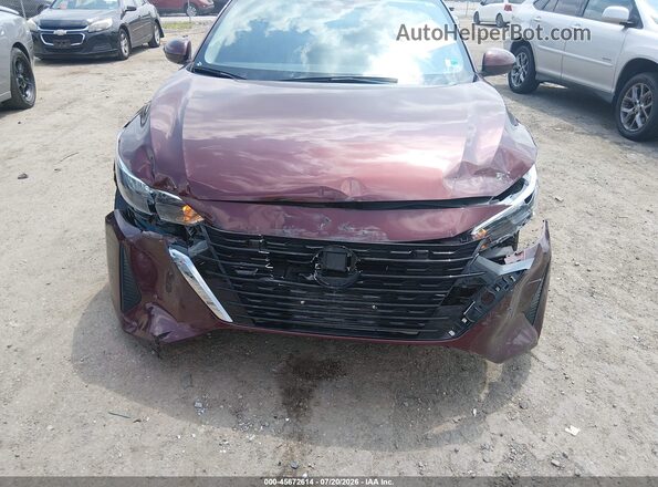 3N1AB8CV9RY245924 2024 NISSAN SENTRA Burgundy Front view