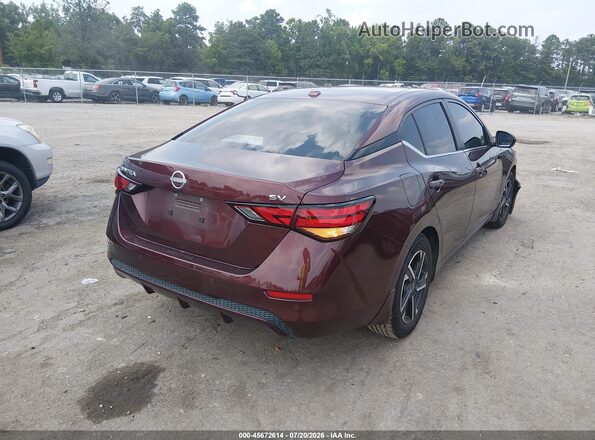 3N1AB8CV9RY245924 2024 NISSAN SENTRA Burgundy Rear right