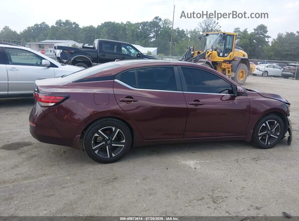 3N1AB8CV9RY245924 2024 NISSAN SENTRA Burgundy Rear interior view