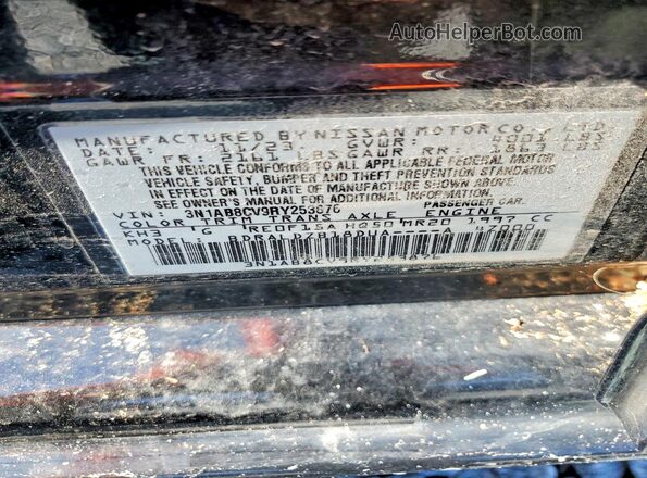 3N1AB8CV9RY253876 2024 NISSAN SENTRA Black Widok komory silnika