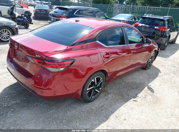 3N1AB8CV9RY284447 2024 NISSAN SENTRA Red Задня права чверть