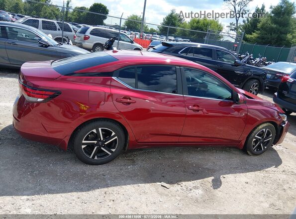3N1AB8CV9RY284447 2024 NISSAN SENTRA Red Вид задньої частини салону
