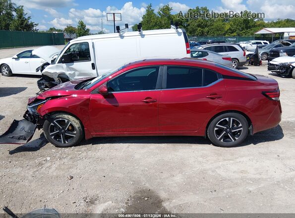 3N1AB8CV9RY284447 2024 NISSAN SENTRA Red Панорамний вид салону 360°