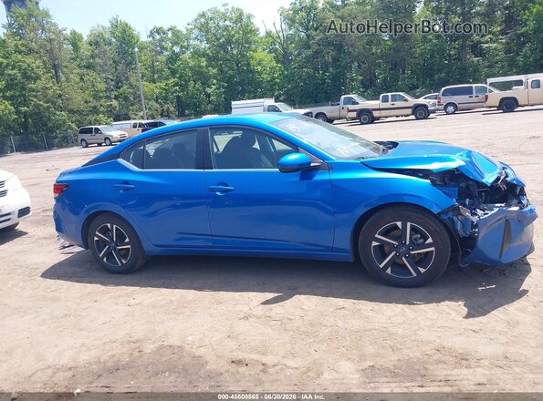 3N1AB8CV9RY329418 2024 NISSAN SENTRA Blue Vista interior trasera