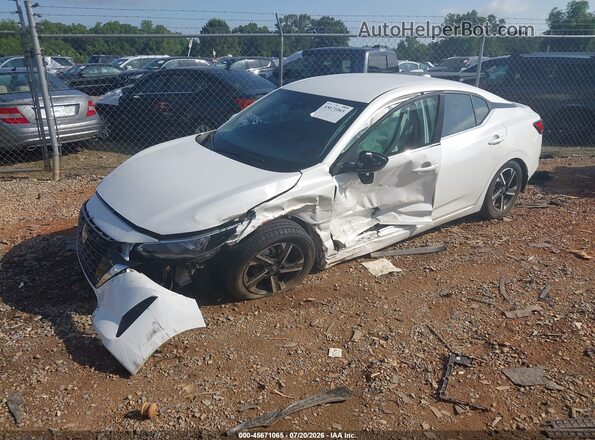 3N1AB8CV9RY329595 2024 NISSAN SENTRA White Vista tres cuartos delantera izquierda