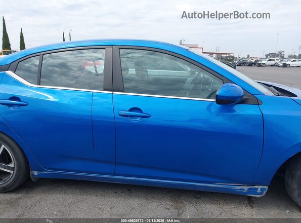 3N1AB8CV9RY331945 2024 NISSAN SENTRA Blue Vista interior trasera