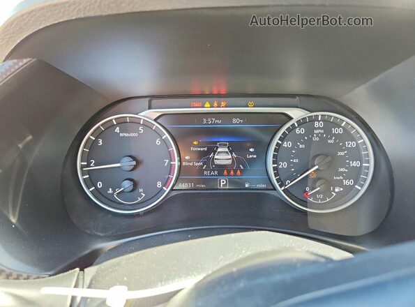 3N1AB8CV9RY336577 2024 NISSAN SENTRA Black ხელსაწყოთა პანელის ხედი