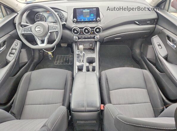 3N1AB8CV9RY352567 2024 NISSAN SENTRA Burgundy წინა პანელის ხედი