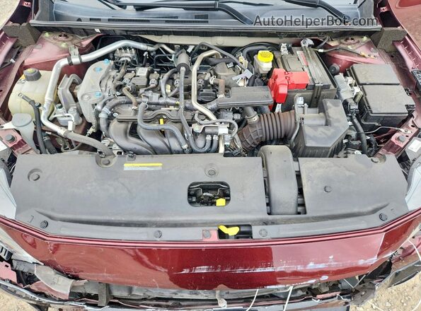 3N1AB8CV9RY352567 2024 NISSAN SENTRA Burgundy უკანა სალონის ხედი
